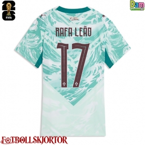 Portugal Rafael Leao #17 Bortatröja Dam VM 2026 Kortärmad